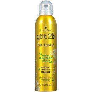 Got2b Schwarzkopf Fat-tastic Thickening Plumping Hair Mousse Discontinued